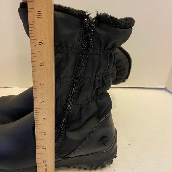 Totes black winter boots size 8 m zipper Ruby style - Picture 5 of 8